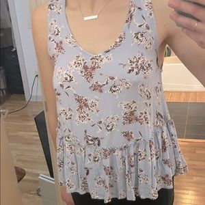 Floral tank top